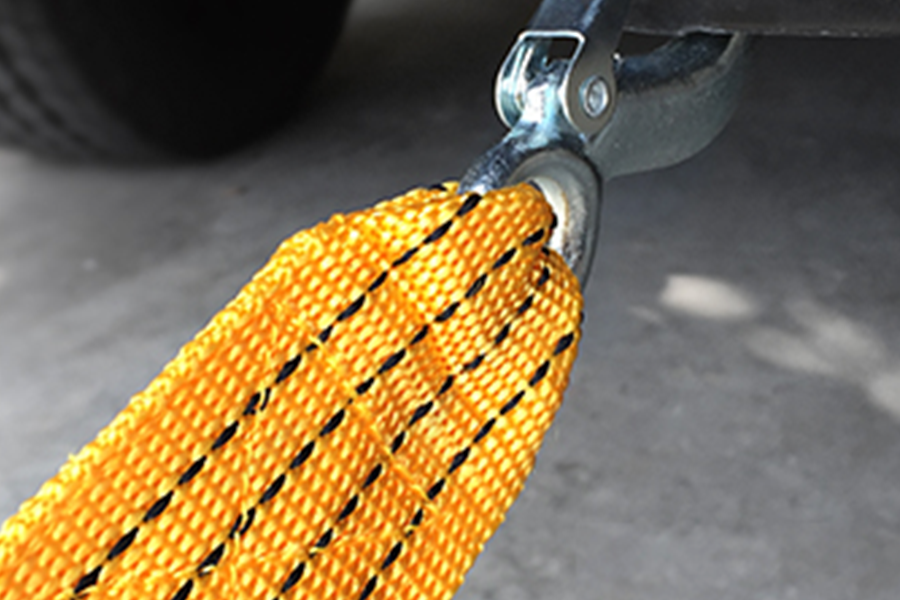 How to use: 3 Ton (10000 Lbs) Tow Strap w/hooks