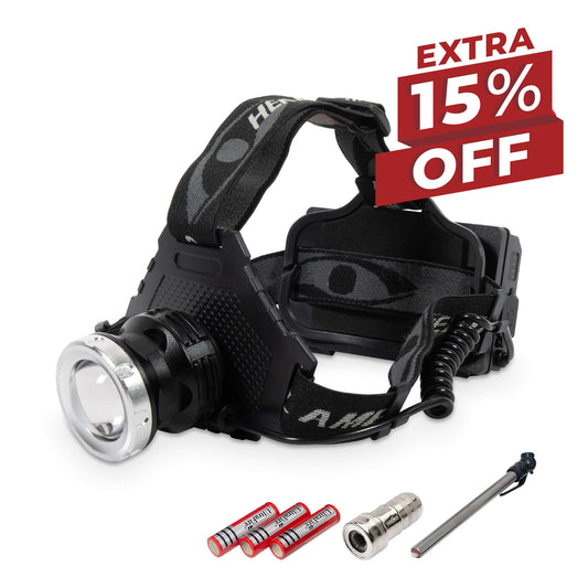 LED Headlamp Rechargeable Kit