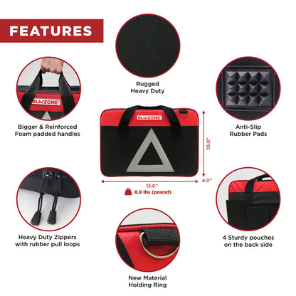 Blikzone Car Emergency Safety Kit Red- Car Emergency Bag Features